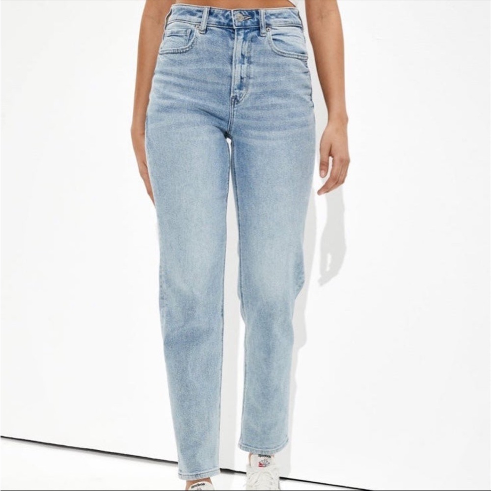 American Eagle Outfitters Light Blue High Rise Jeans